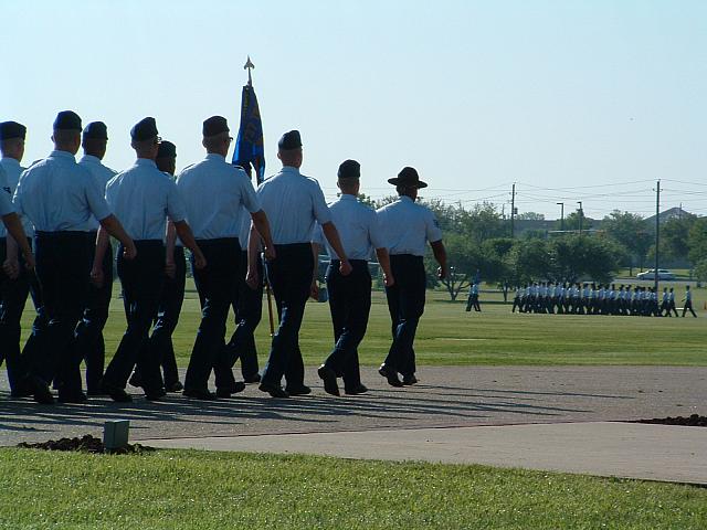 Luke marching in review again.