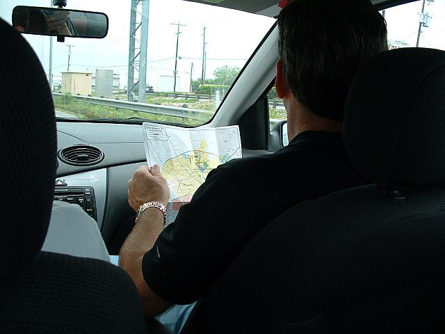 Dad Navigating
