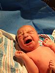 Jonah minutes after being born